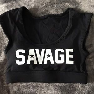 Savage Barbell Sports Bra/Crop Top